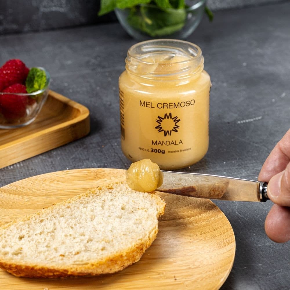 Mel Cremoso Puro 300G - Ideal Para Queijos thumbnail 3