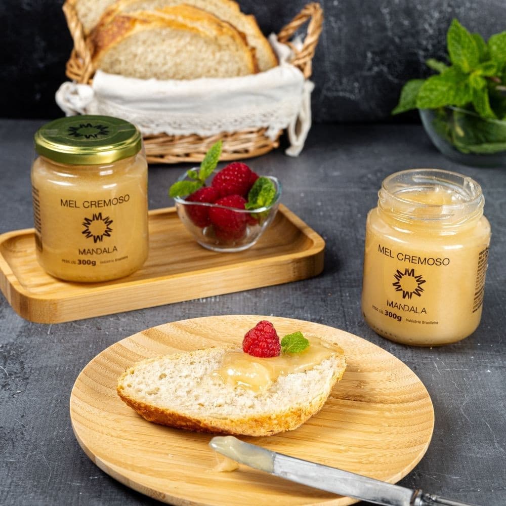 Mel Cremoso Puro 300G - Ideal Para Queijos