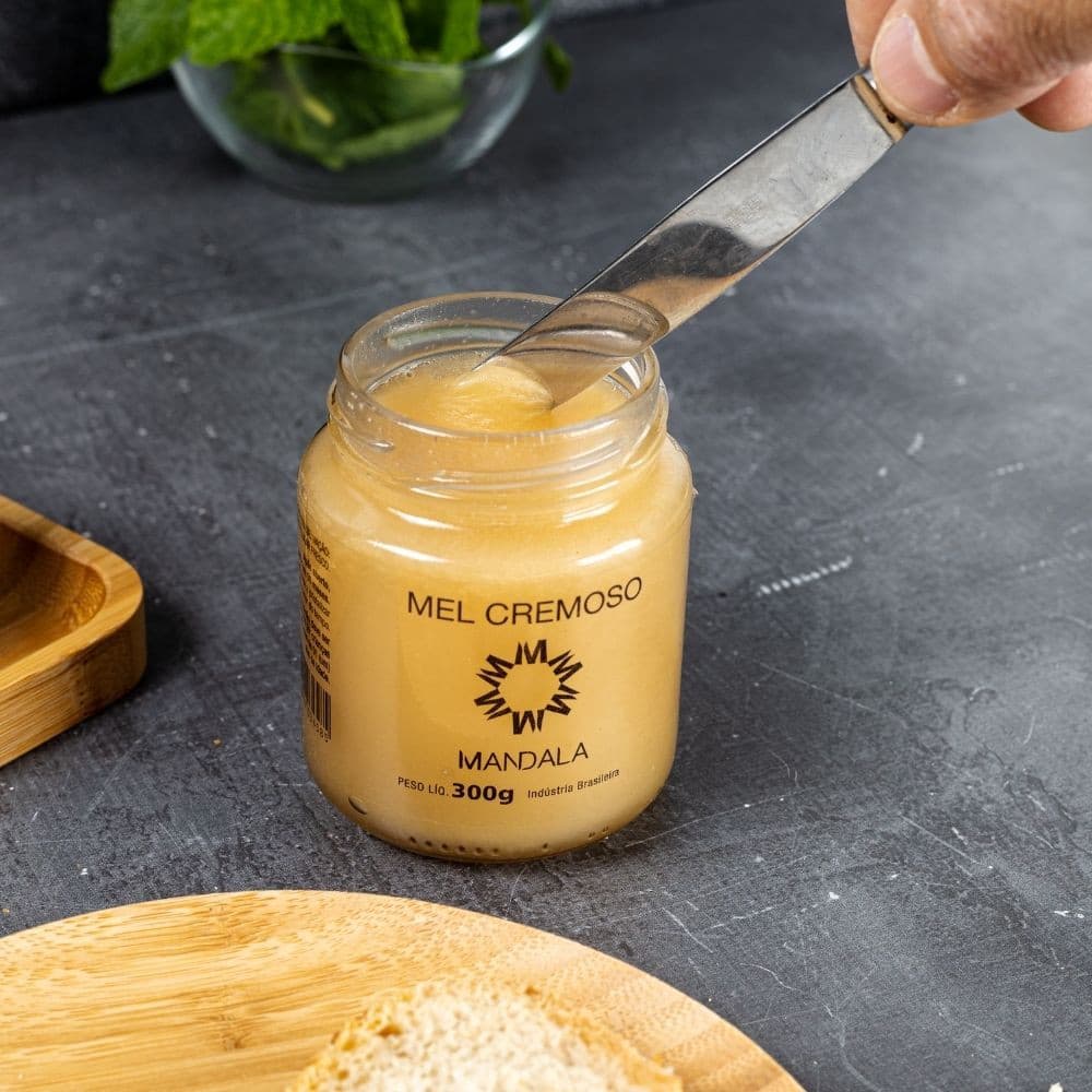 Mel Cremoso Puro 300G - Ideal Para Queijos thumbnail 2