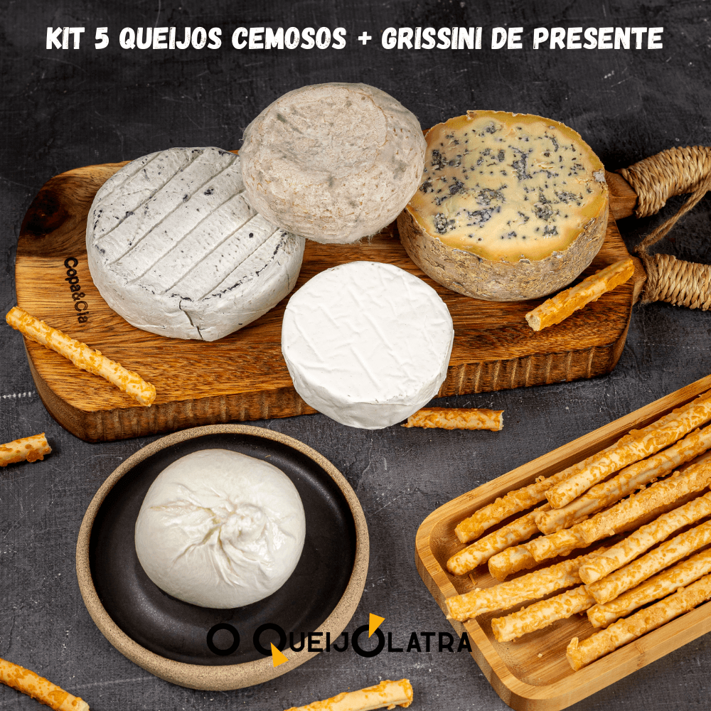 Seleção 5 Queijos Cremosos + BRINDE Grissini de Parmesão thumbnail 2