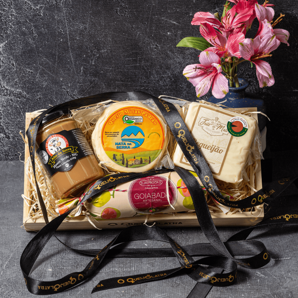 Cesta de Presente - 2 Queijos + Goiabada Jatiboca + Doce de Leite thumbnail 2