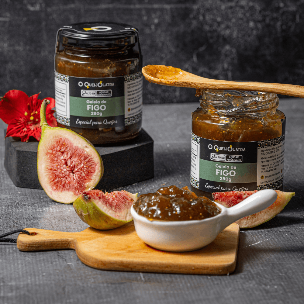 Geléia Artesanal de Figo - Especial para Queijos - 280G thumbnail 2