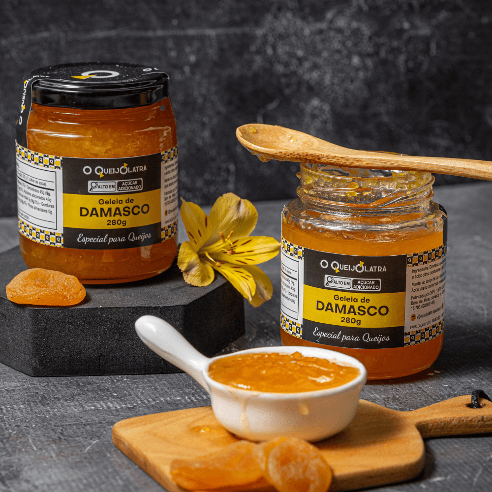 Geléia Artesanal de Damasco - Especial para Queijos 280G thumbnail 2