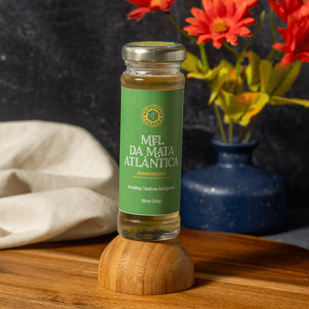 Mel de abelha Nativa sem ferrão 100ml - Mandaçaia