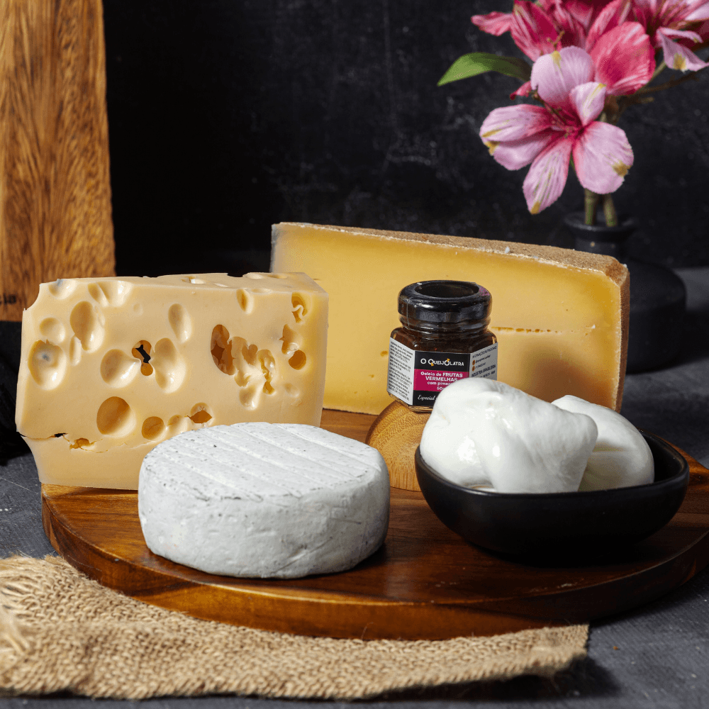Kit Noite Fantástica 4 Queijos + Mini Geléia de Presente
