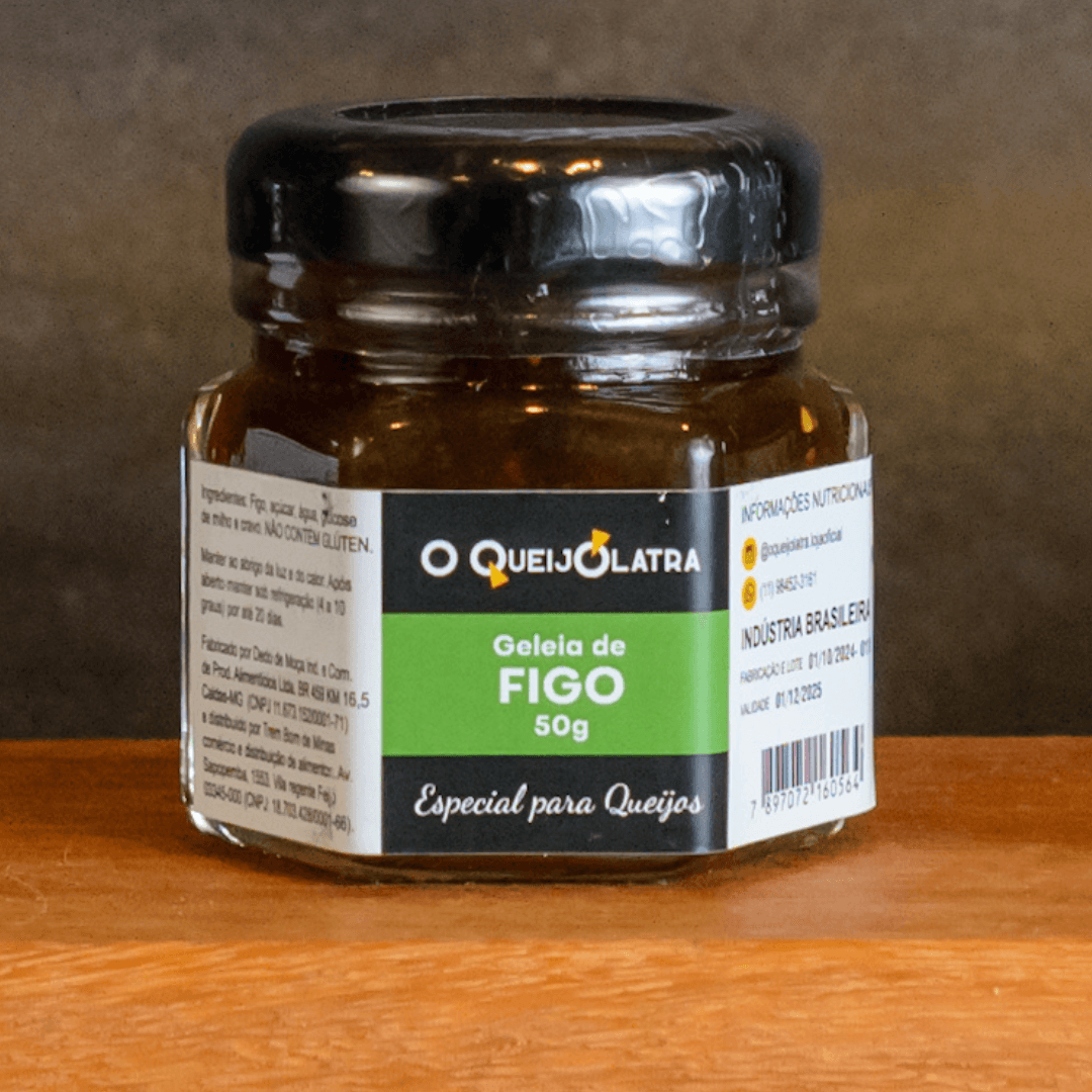 Geléia Artesanal de Figo - Especial para Queijos - 50g