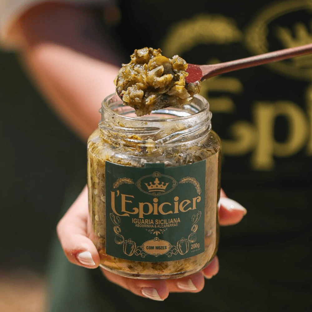 Antepasto Iguaria Siciliana Abobrinha E Alcaparras Epicier 220G