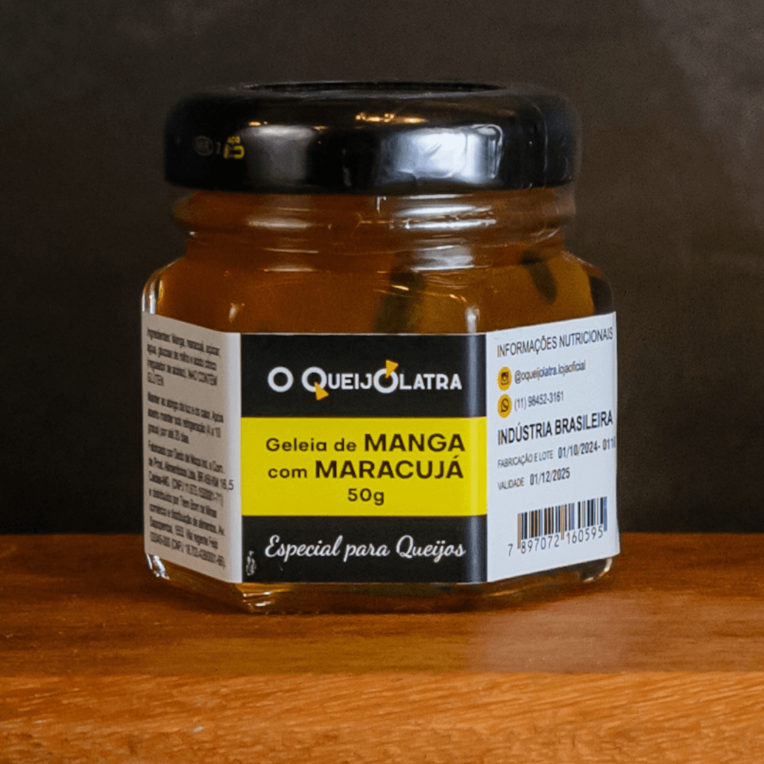 Geleia Artesanal Especial para Queijos - Manga Com Maracujá Sweet Pepper 50g