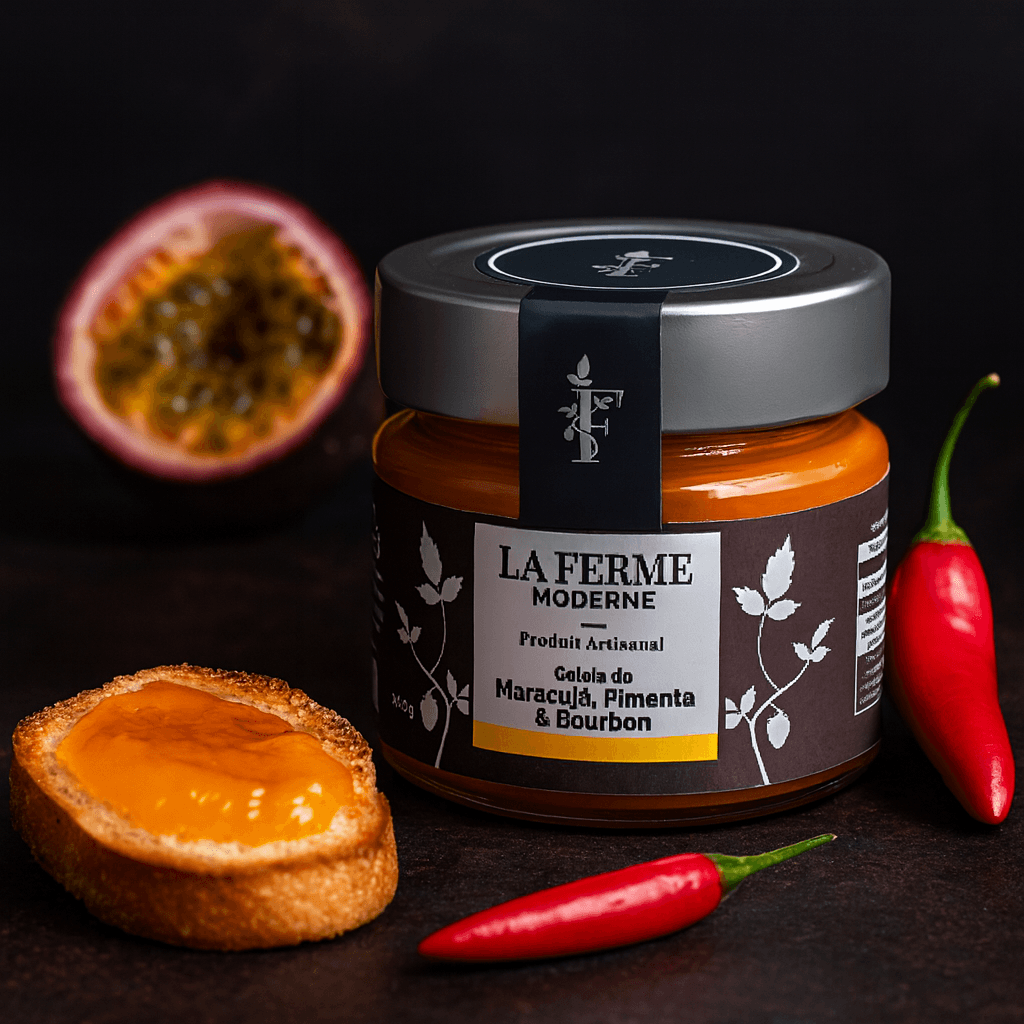 Geleia De Maracuja, Pimenta E Bourbon La Ferme 200G