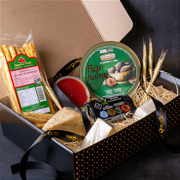 Caixa de Presente Especial - Experiencia Doces + Queijos